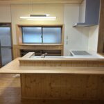 L型キッチンで空間を有効活用したダイニングキッチンへ