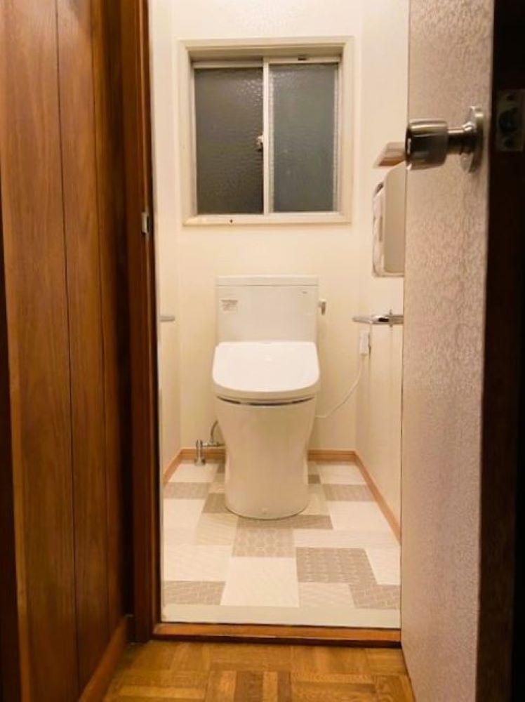 やわらかなイメージのトイレに