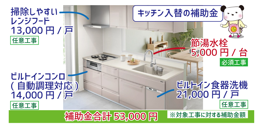 子育てエコホーム支援事業[キッチンリフォーム]