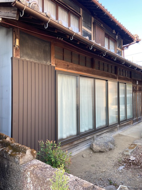 木製掃き出し窓からアルミサッシへ