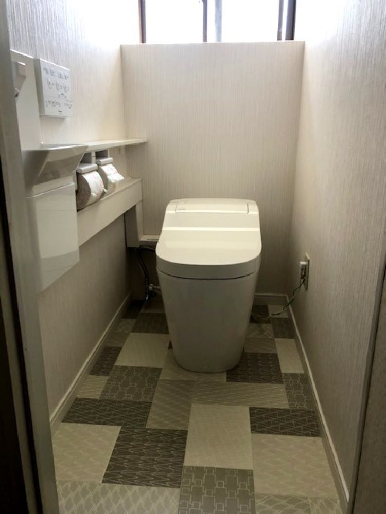 ゆとりあるトイレ空間