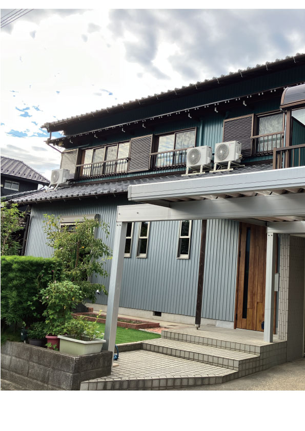 我が家の外観がかわりました！